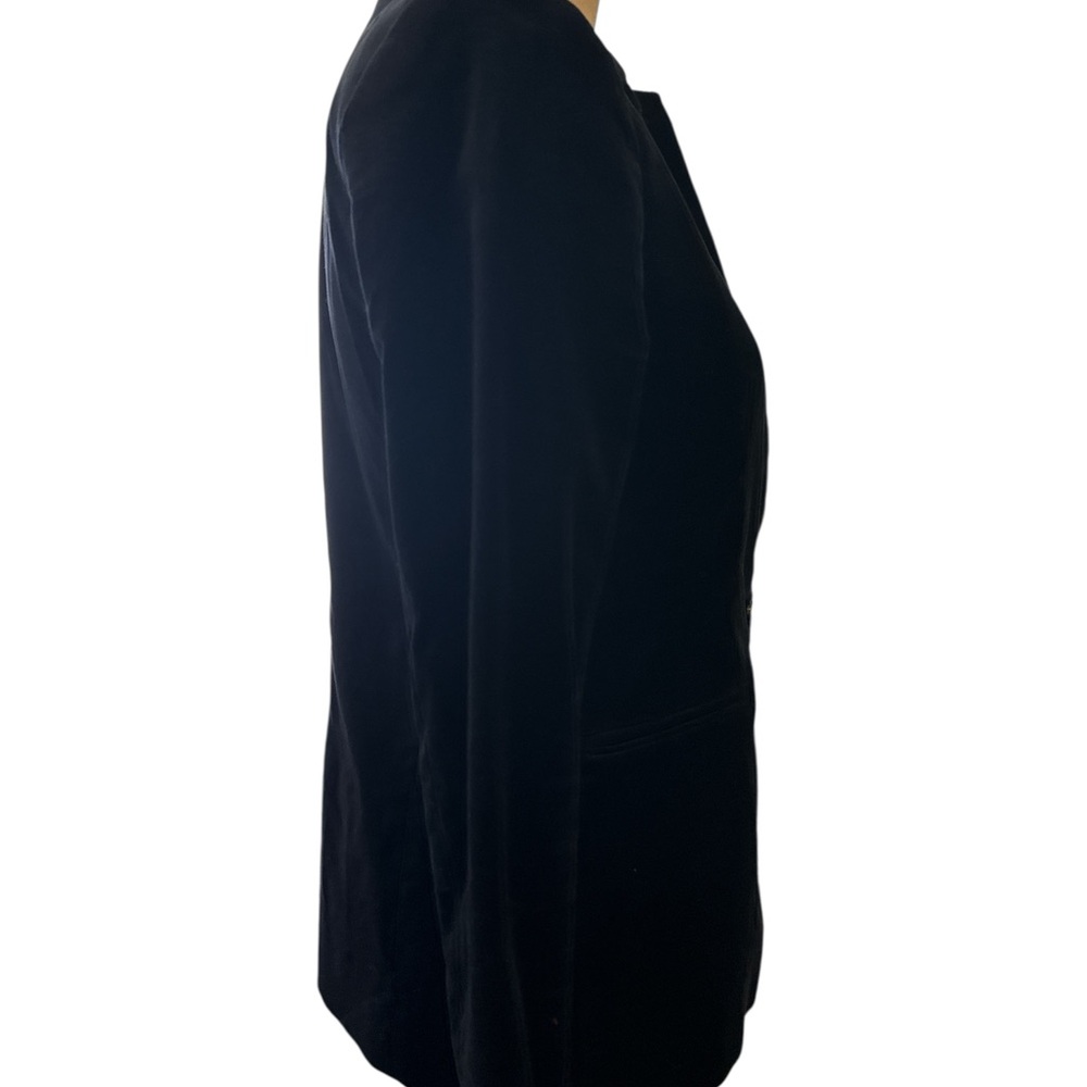 Banana Republic Jacket Blue Womens Sz 6 Blazer Coat One Button Front Lined - Picture 3 of 4